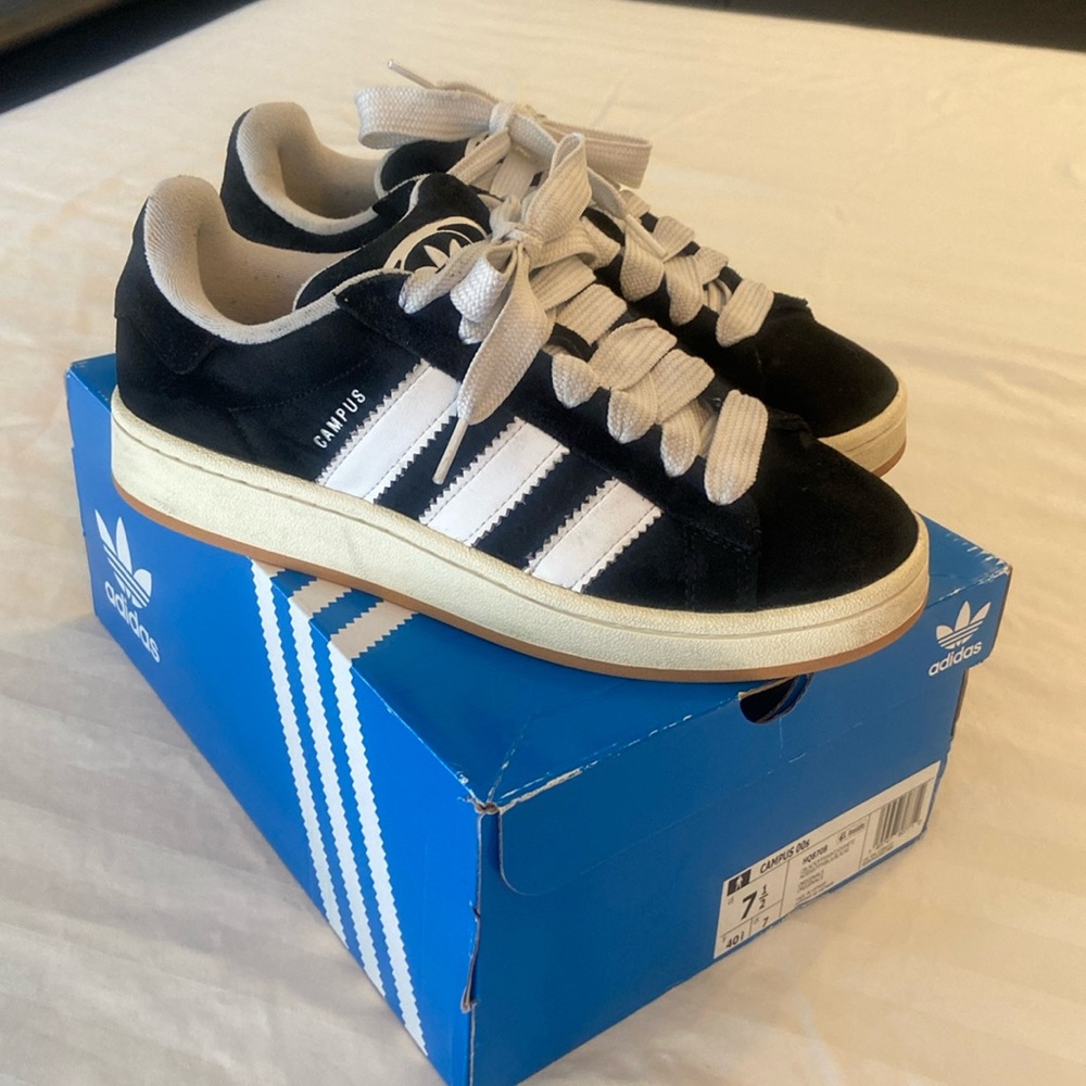 adidas Campus Black and White Sneakers